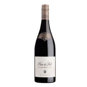 Fles van Laurent Miquel Père et Fils Syrah-Grenache wijn.