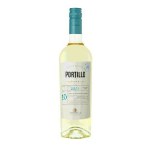 Portillo Dulce Sauvignon Blanc wijn, perfect voor bij desserts en lichte gerechten.