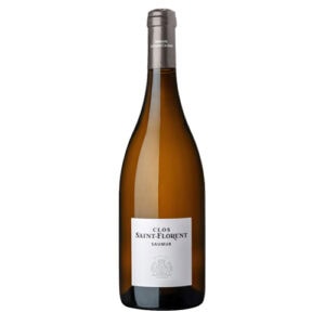 Saumur Blanc wijn van Langlois met Clos Saint Florent label.