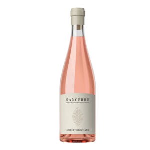 Sancerre Rosé wijn van Hubert Brochard, fris en fruitig.
