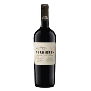 Fles wijn Les Auzines Corbieres door Laurent Miquel, perfect voor wijnliefhebbers.