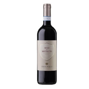 Rode wijn San Polo Rosso di Montalcino uit Italië, perfect voor wijnliefhebbers.
